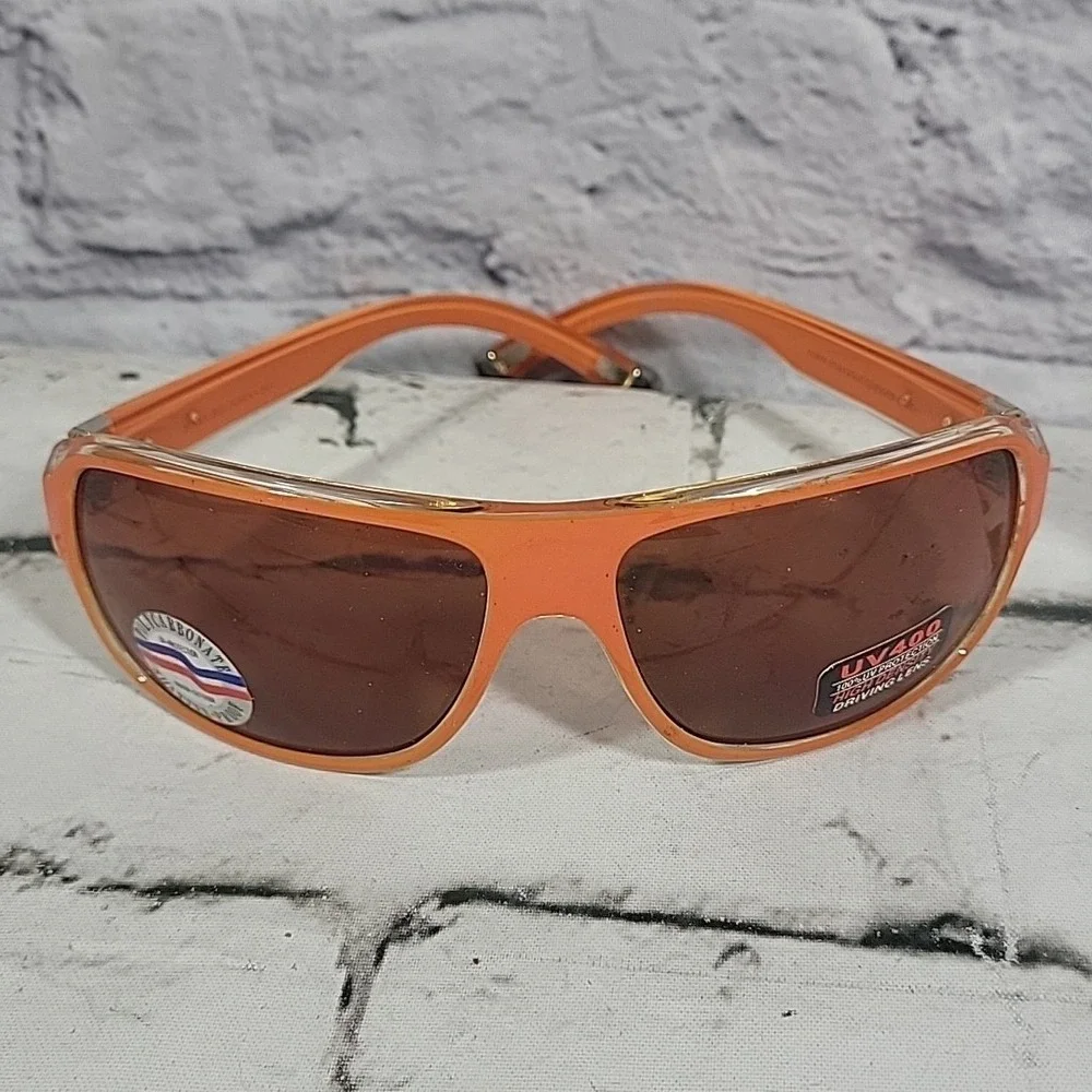 Maxx 2.0‎ HD Sunglasses Sol 914 Orange UV400 Shatter Proof Sport Shades New